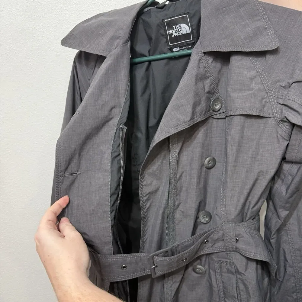 The North Face Hyvent Women’s Belted Trench Rain Coat Jacket Small